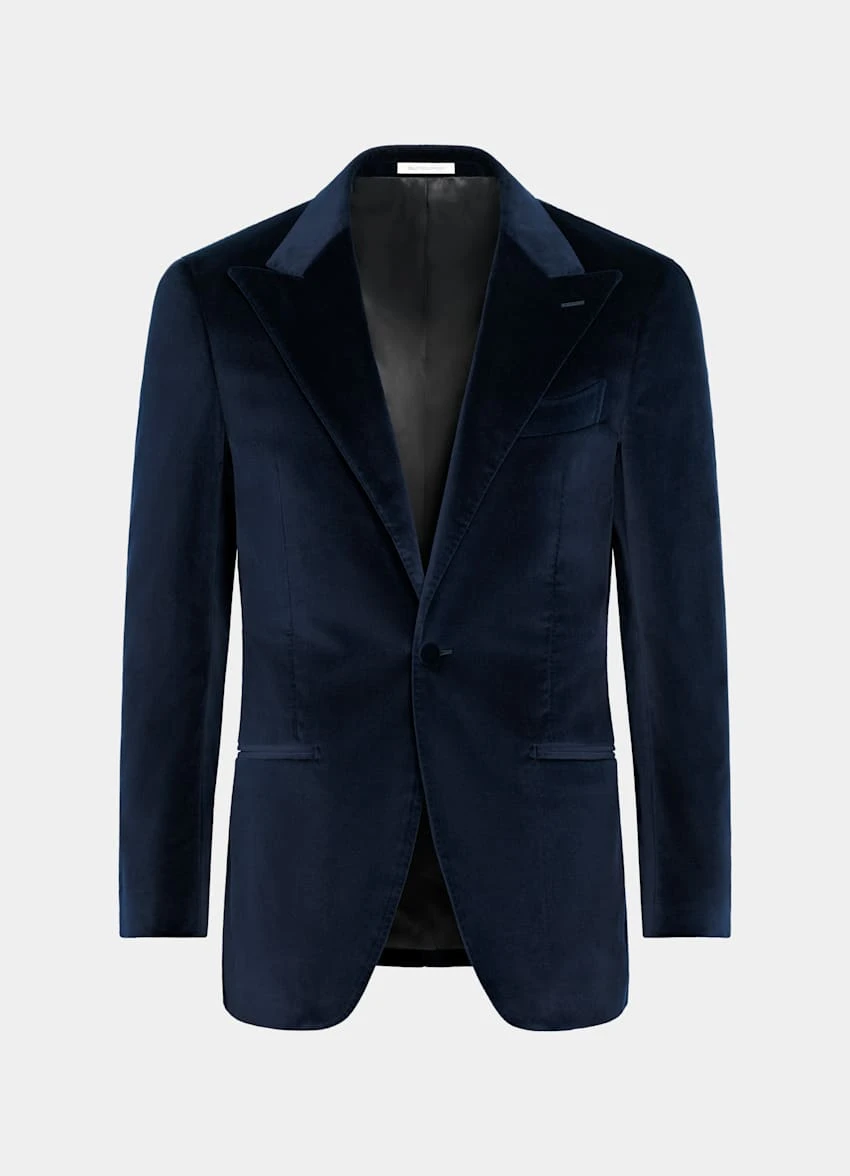 Navy Tailored Fit Havana Dinner Jacket 10 Navy Tailored Fit Havana Dinner Jacket - Image 10
