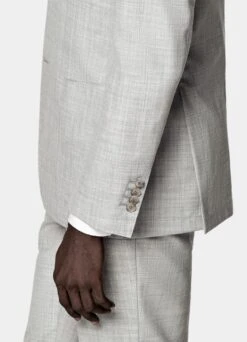 Light Grey Three-Piece Havana Suit -Suit Supply C7040 S2 103