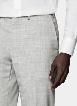 Light Grey Three-Piece Havana Suit -Suit Supply C7040 S2 108