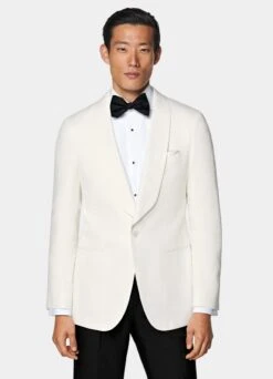 Off-White Tailored Fit Havana Dinner Jacket 11 Off-White Tailored Fit Havana Dinner Jacket -Suit Supply C7090 102