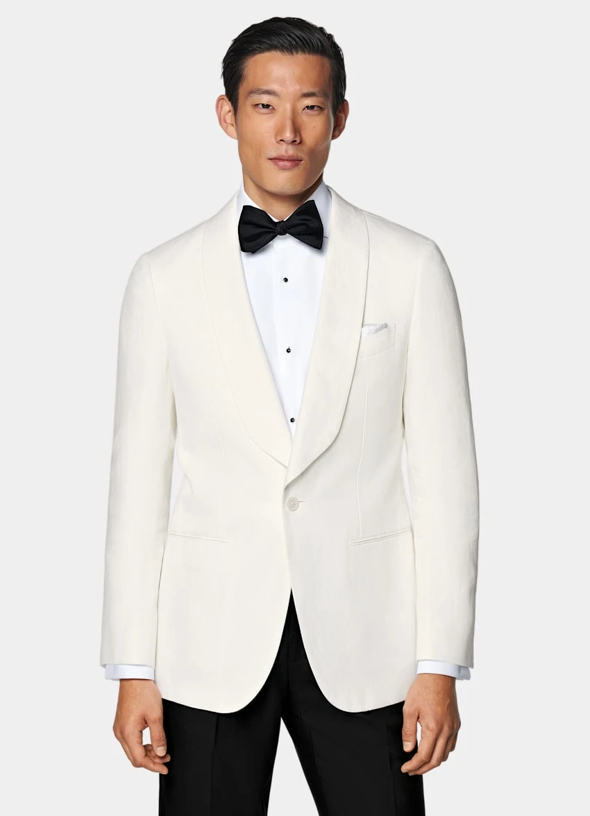 Off-White Tailored Fit Havana Dinner Jacket 3 Off-White Tailored Fit Havana Dinner Jacket - Image 3