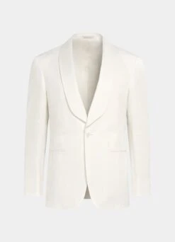 Off-White Tailored Fit Havana Dinner Jacket 17 Off-White Tailored Fit Havana Dinner Jacket -Suit Supply C7090 25