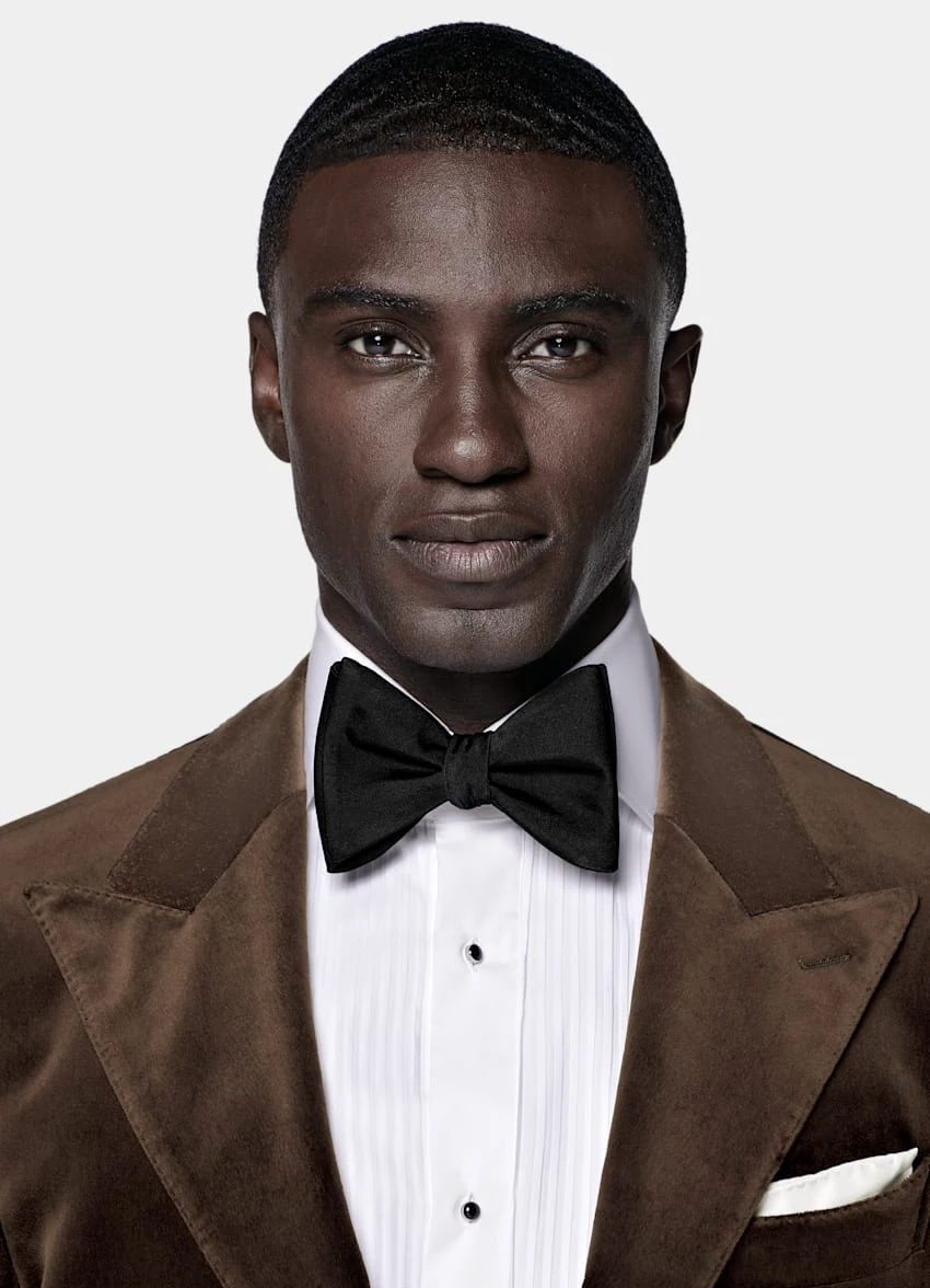 Dark Brown Tailored Fit Havana Dinner Jacket 2 Dark Brown Tailored Fit Havana Dinner Jacket - Image 2