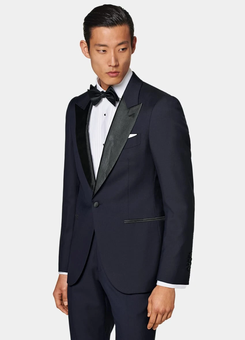 Navy Lazio Dinner Jacket 2 Navy Lazio Dinner Jacket - Image 2