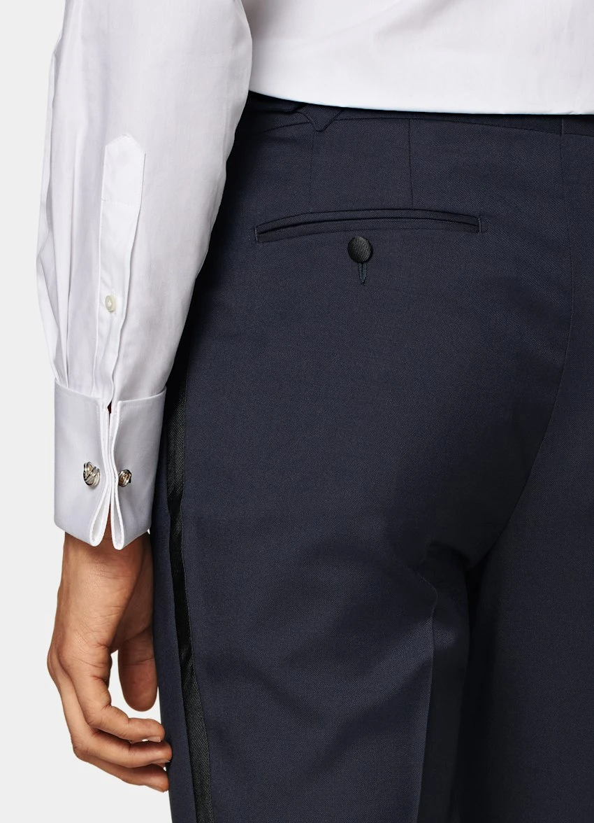 Navy Lazio Dinner Jacket 8 Navy Lazio Dinner Jacket - Image 8