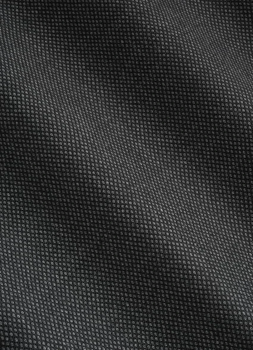 Dark Grey Bird's Eye Havana Suit 11 Dark Grey Bird's Eye Havana Suit - Image 11