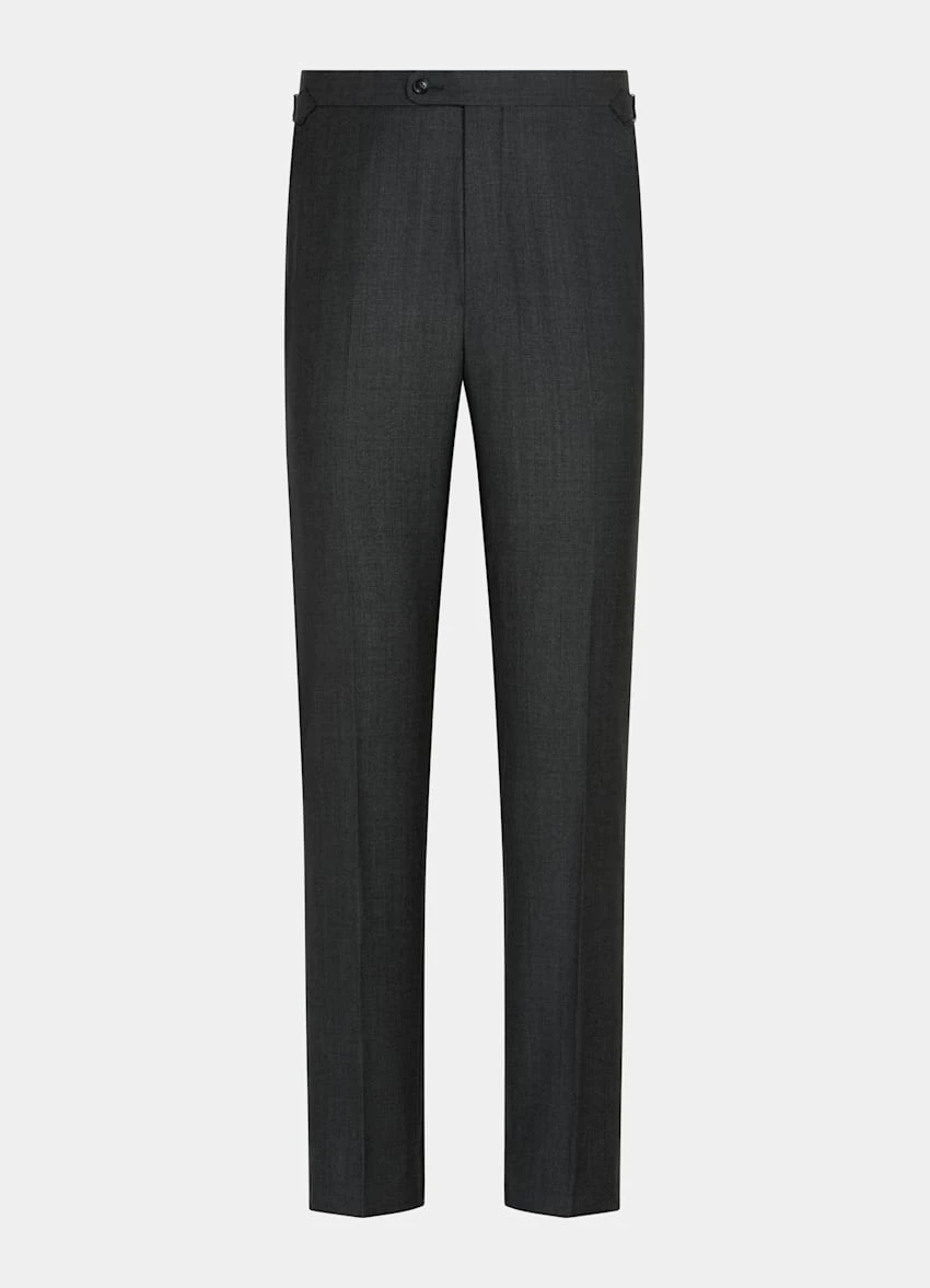 Dark Grey Bird's Eye Havana Suit 13 Dark Grey Bird's Eye Havana Suit - Image 13