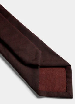 Burgundy Herringbone Tie