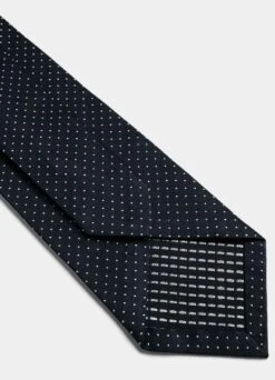 Navy Dotted Tie