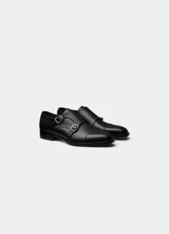 Black Double Monk Strap 10 Black Double Monk Strap -Suit Supply FW1031 31