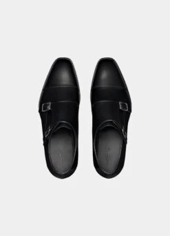 Black Double Monk Strap 11 Black Double Monk Strap -Suit Supply FW1031 32