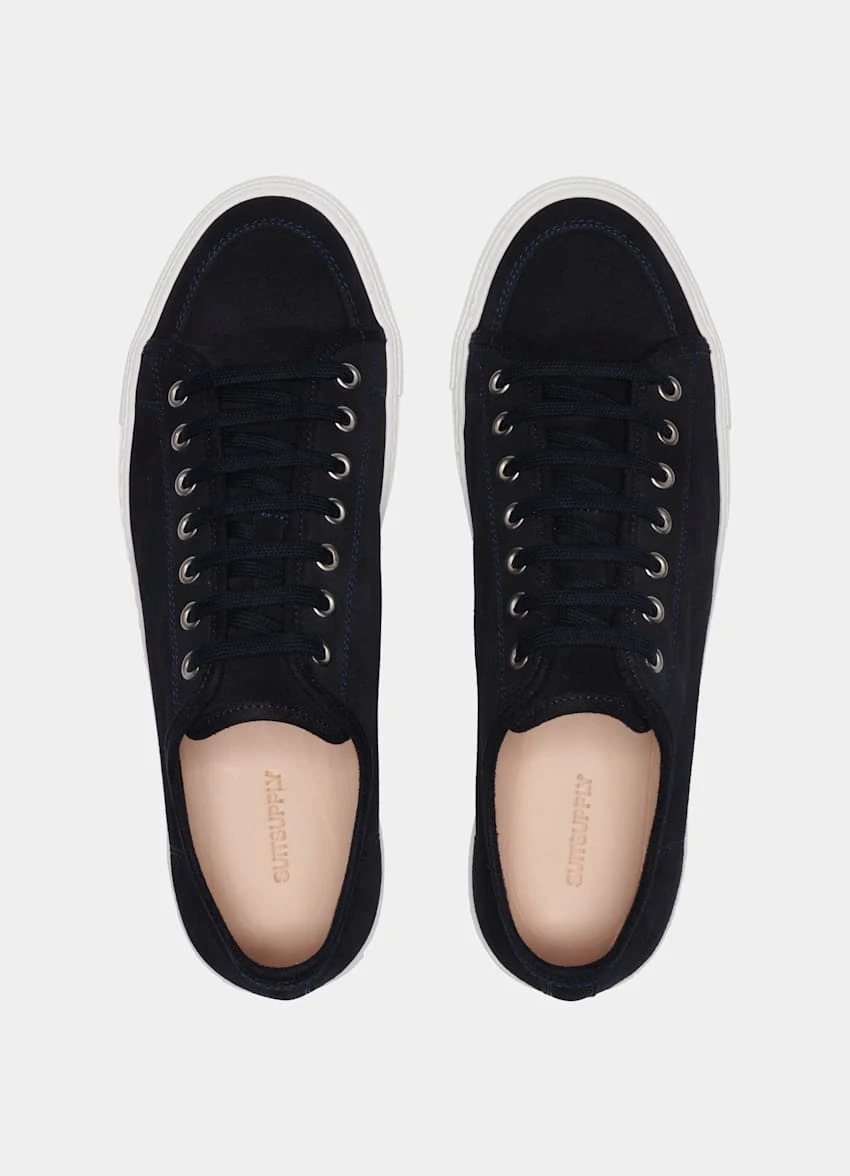 Navy Unlined Sneaker 5 Navy Unlined Sneaker - Image 5