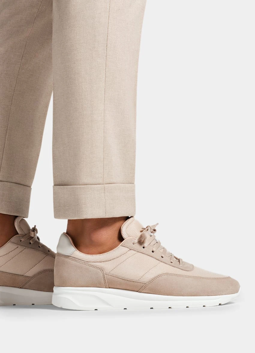 Light Brown Runner Sneaker 2 Light Brown Runner Sneaker - Image 2