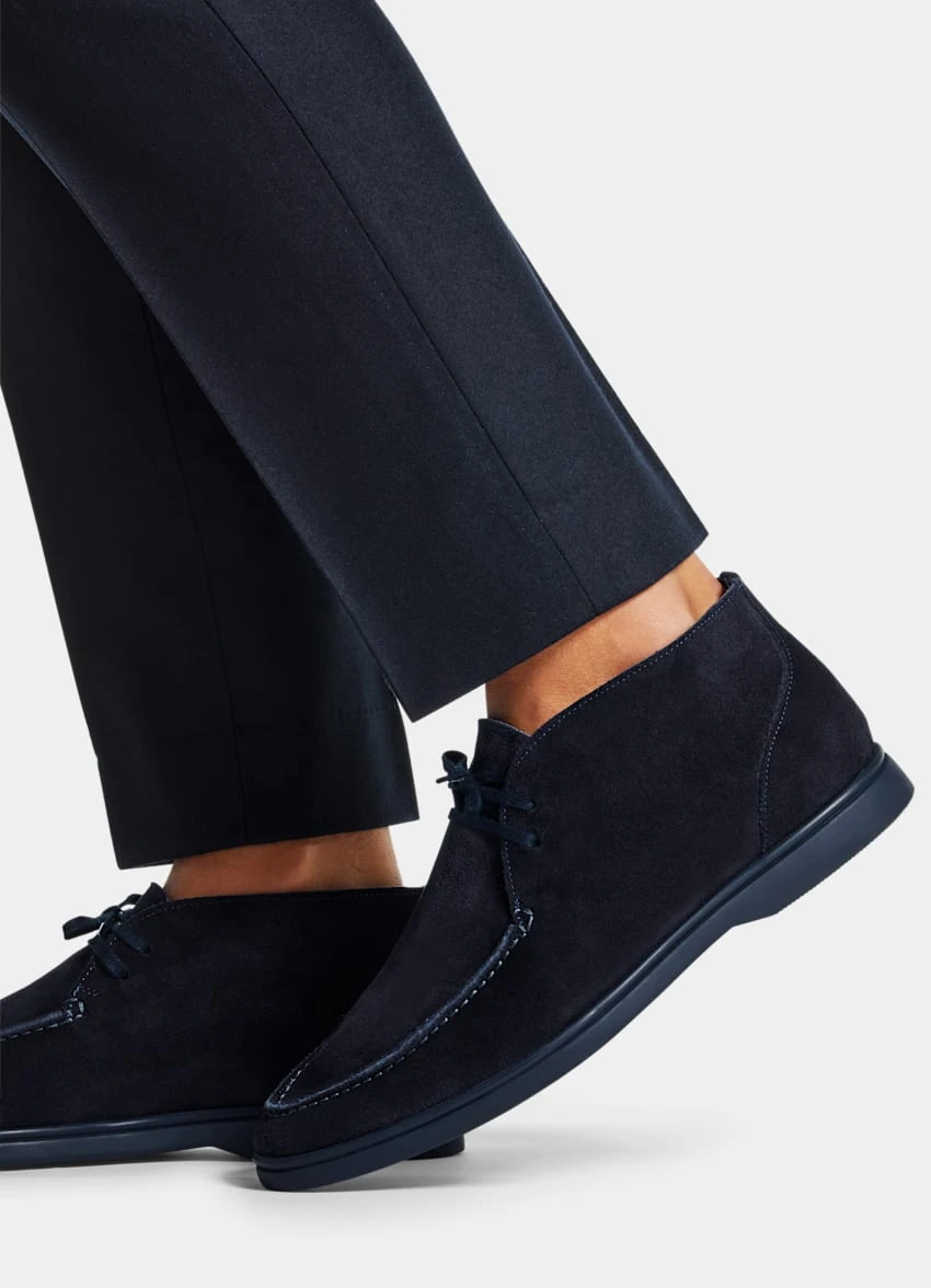 Navy Chukka Boot 2 Navy Chukka Boot - Image 2