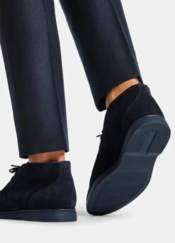 Navy Chukka Boot 9 Navy Chukka Boot -Suit Supply FW1844 103