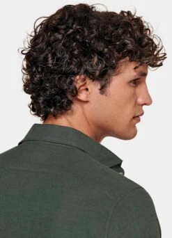 Green Slim Fit Shirt 13 Green Slim Fit Shirt -Suit Supply H6409 106