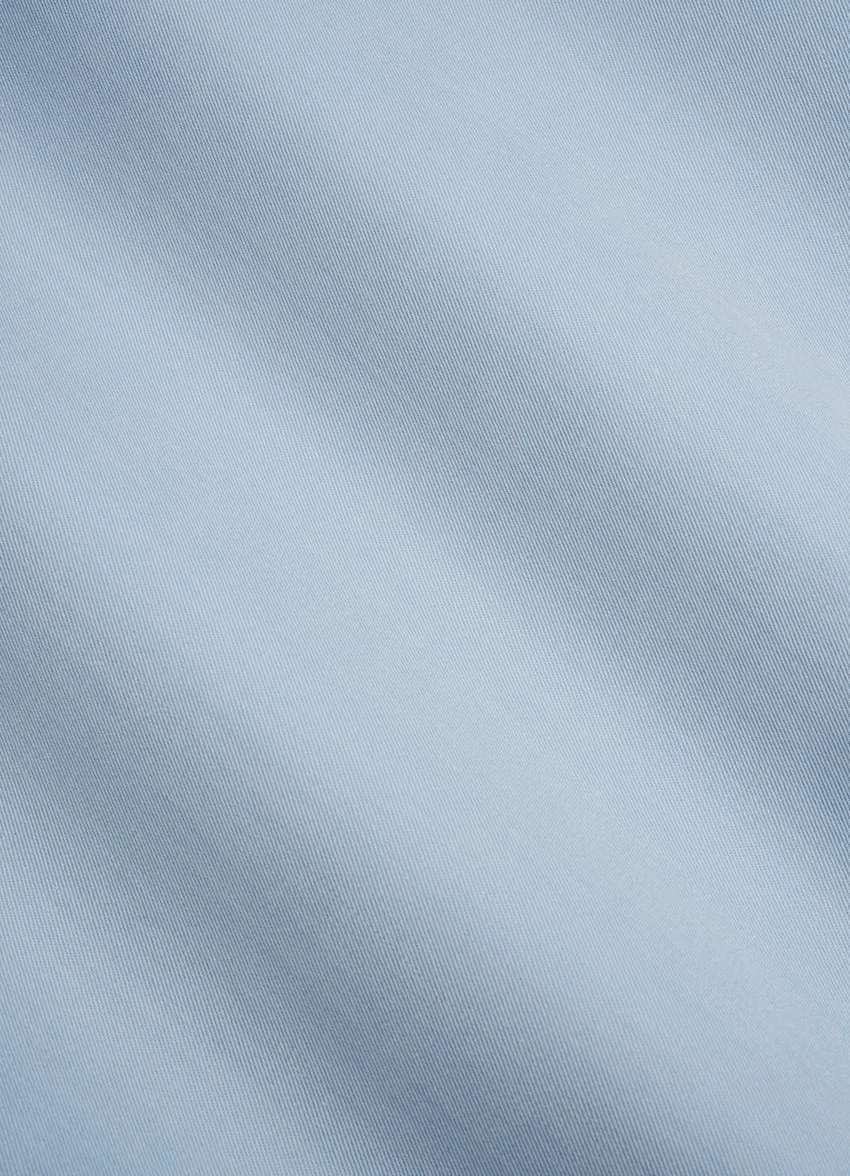 Light Blue Poplin Slim Fit Shirt 7 Light Blue Poplin Slim Fit Shirt - Image 7