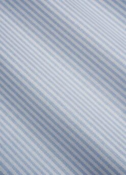 Light Blue Striped Slim Fit Shirt 12 Light Blue Striped Slim Fit Shirt -Suit Supply H6517 23
