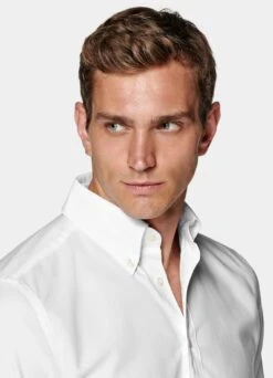 White Slim Fit Shirt