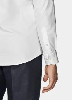White Slim Fit Shirt 10 White Slim Fit Shirt -Suit Supply H6519 103