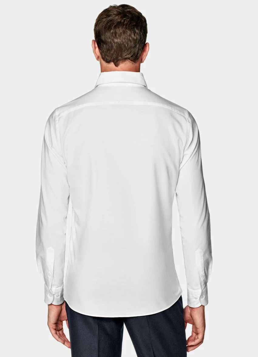 White Slim Fit Shirt 5 White Slim Fit Shirt - Image 5