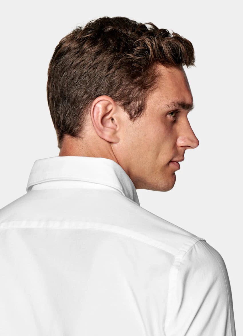 White Slim Fit Shirt 6 White Slim Fit Shirt - Image 6