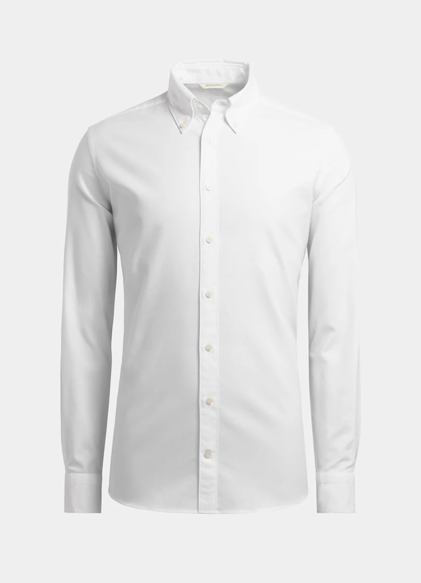 White Slim Fit Shirt 8 White Slim Fit Shirt - Image 8