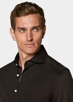 Brown Extra Slim Fit Shirt