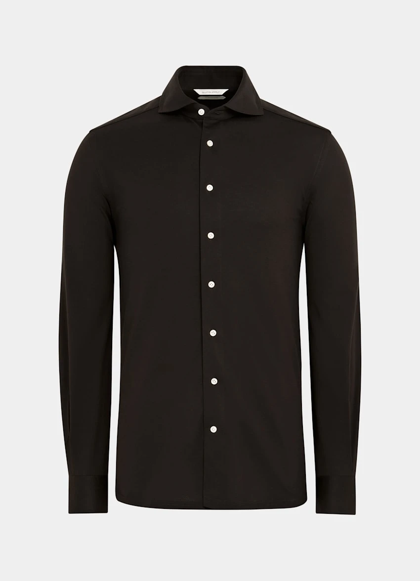 Brown Extra Slim Fit Shirt 7 Brown Extra Slim Fit Shirt - Image 7