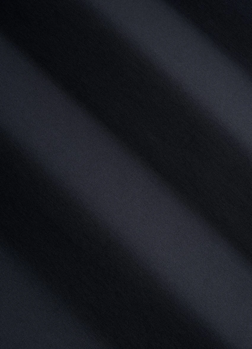 Navy Poplin Extra Slim Fit Shirt 6 Navy Poplin Extra Slim Fit Shirt - Image 6