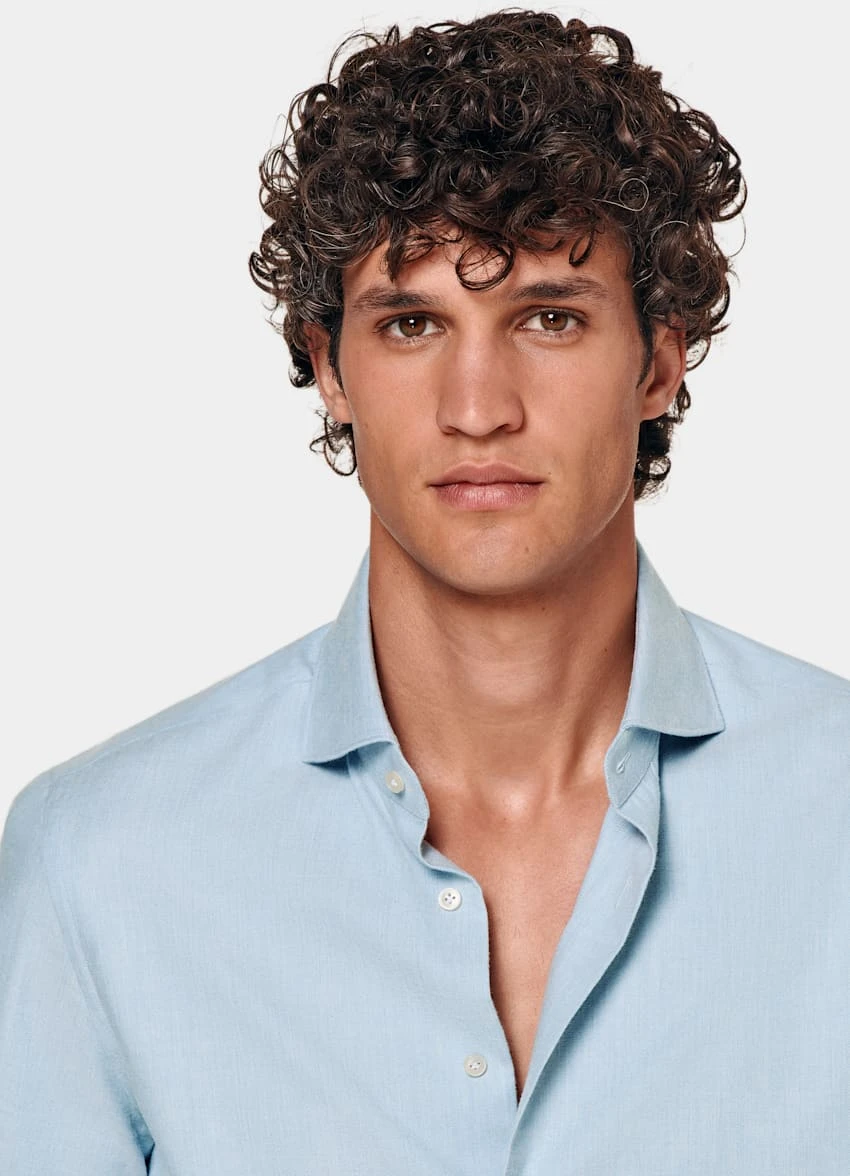 Light Blue Slim Fit Shirt 1 Light Blue Slim Fit Shirt