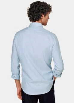 Light Blue Slim Fit Shirt 12 Light Blue Slim Fit Shirt -Suit Supply H6600 105