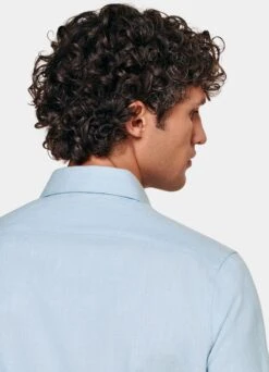 Light Blue Slim Fit Shirt 13 Light Blue Slim Fit Shirt -Suit Supply H6600 106