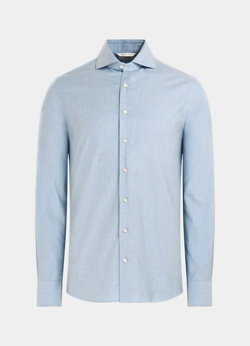Light Blue Slim Fit Shirt 8 Light Blue Slim Fit Shirt - Image 8
