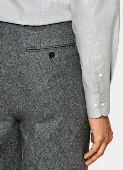 Light Grey Slim Fit Shirt 10 Light Grey Slim Fit Shirt -Suit Supply H6608 103