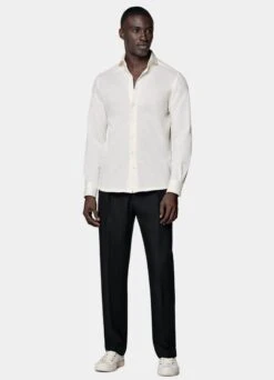 Off-White Extra Slim Fit Shirt 11 Off-White Extra Slim Fit Shirt -Suit Supply H6714ESF 124