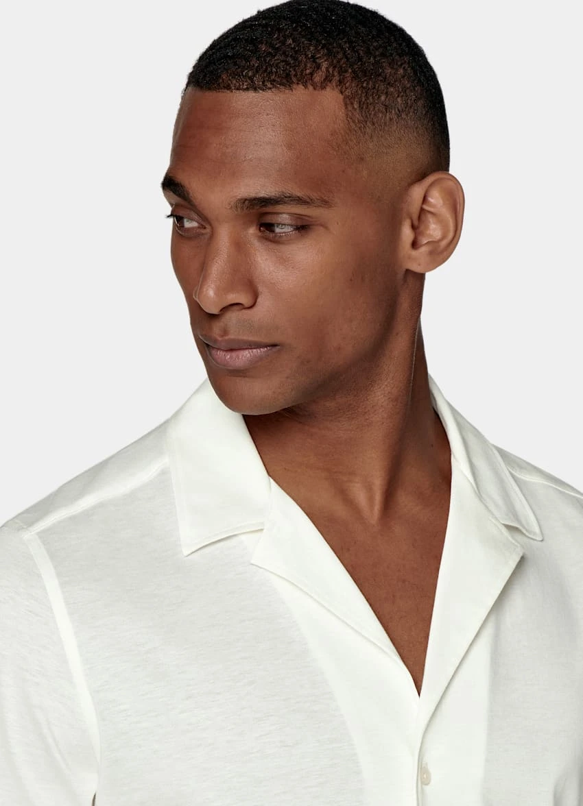 Off-White Camp Collar Extra Slim Fit Shirt 1 Off-White Camp Collar Extra Slim Fit Shirt
