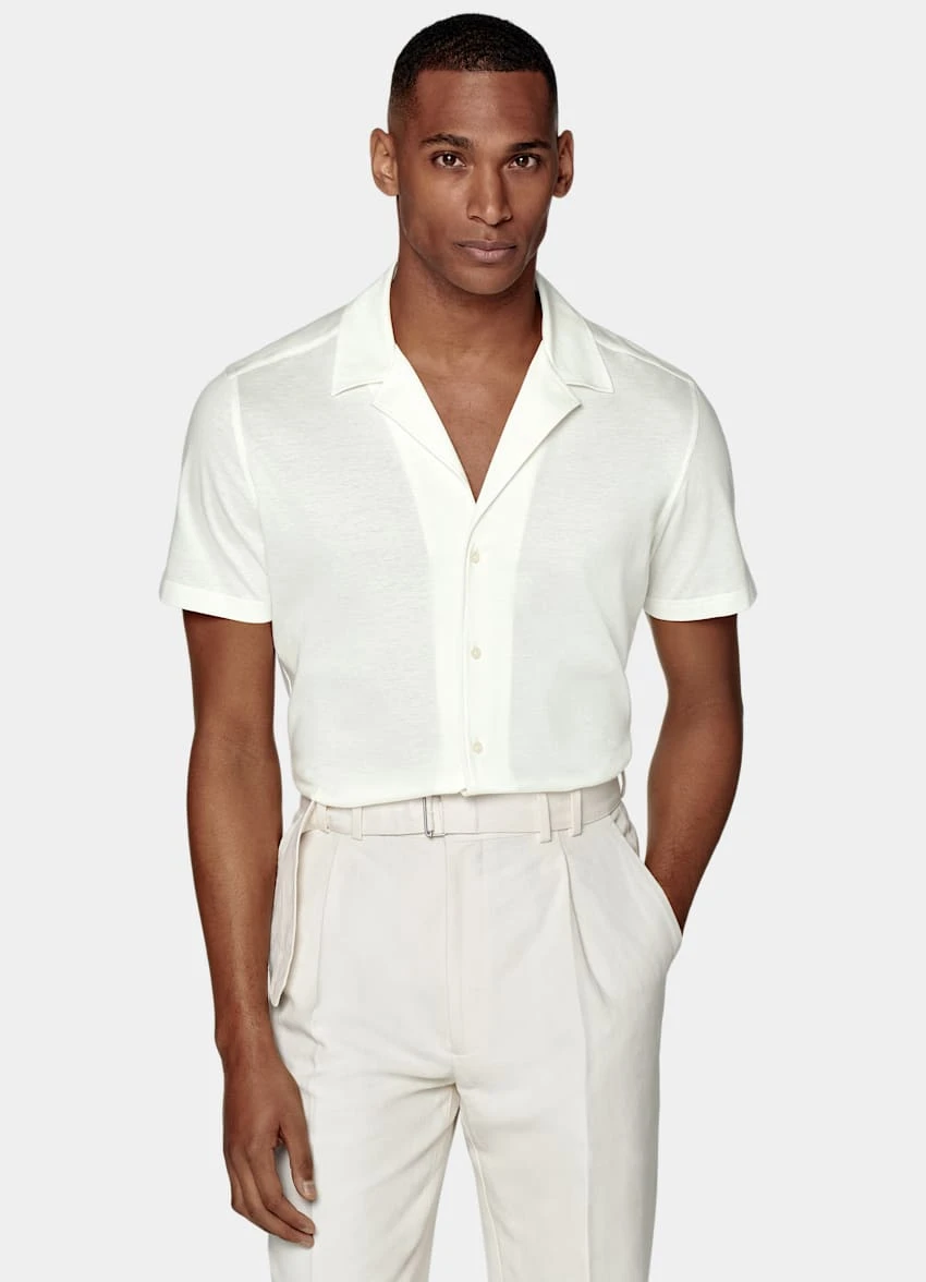 Off-White Camp Collar Extra Slim Fit Shirt 2 Off-White Camp Collar Extra Slim Fit Shirt - Image 2