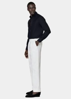 Navy Slim Fit Shirt 10 Navy Slim Fit Shirt -Suit Supply H6800 104