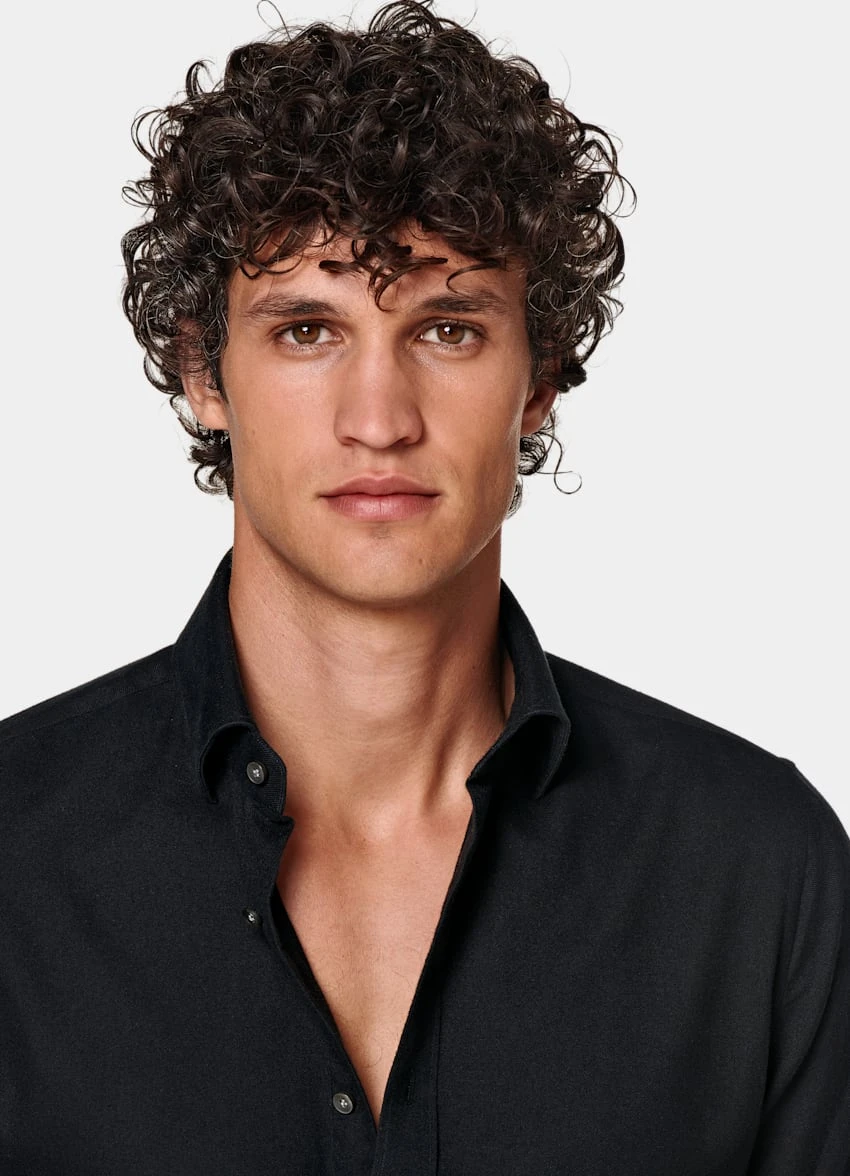 Black Slim Fit Shirt 1 Black Slim Fit Shirt