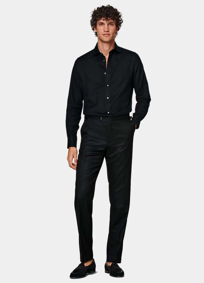 Black Slim Fit Shirt 4 Black Slim Fit Shirt - Image 4