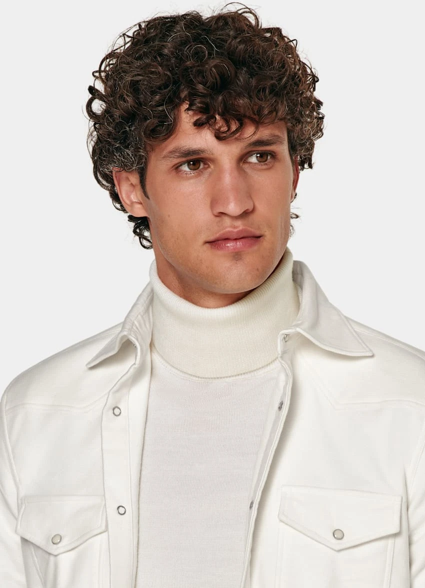 Off-White Western Shirt 1 Off-White Western Shirt