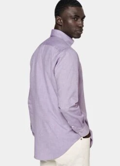 Purple Slim Fit Shirt 9 Purple Slim Fit Shirt -Suit Supply H6809 105