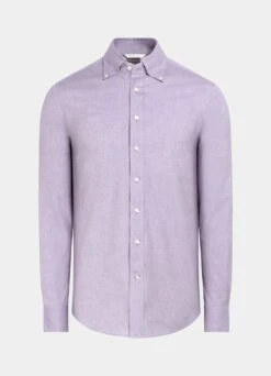 Purple Slim Fit Shirt 11 Purple Slim Fit Shirt -Suit Supply H6809 25