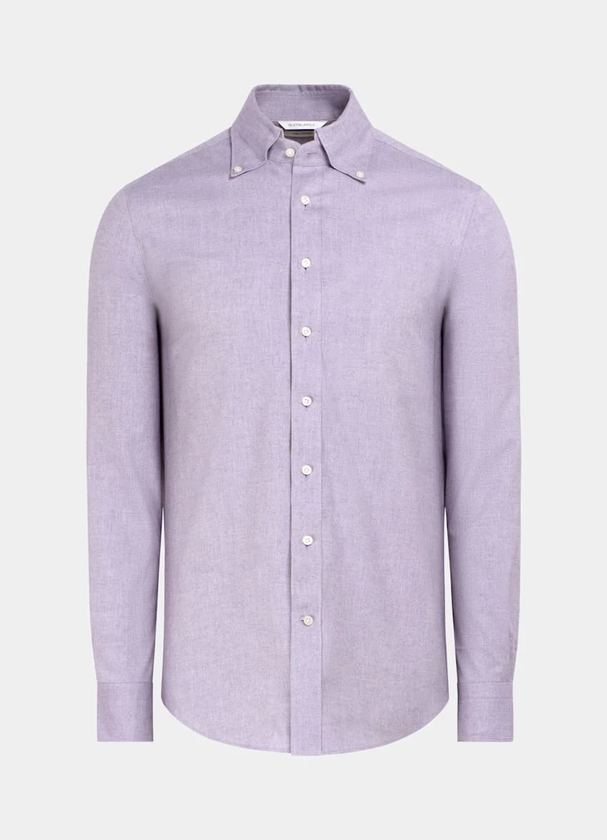 Purple Slim Fit Shirt 6 Purple Slim Fit Shirt - Image 6