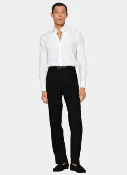 White Large Classic Collar Slim Fit Shirt 11 White Large Classic Collar Slim Fit Shirt -Suit Supply H6883 104