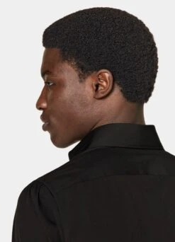 Dark Brown Poplin Extra Slim Fit Shirt 13 Dark Brown Poplin Extra Slim Fit Shirt -Suit Supply H6886ESF 106