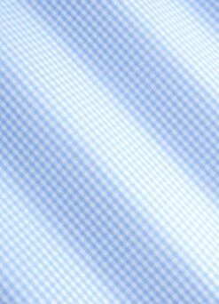 Light Blue Checked Twill Slim Fit Shirt 14 Light Blue Checked Twill Slim Fit Shirt -Suit Supply H6891 23