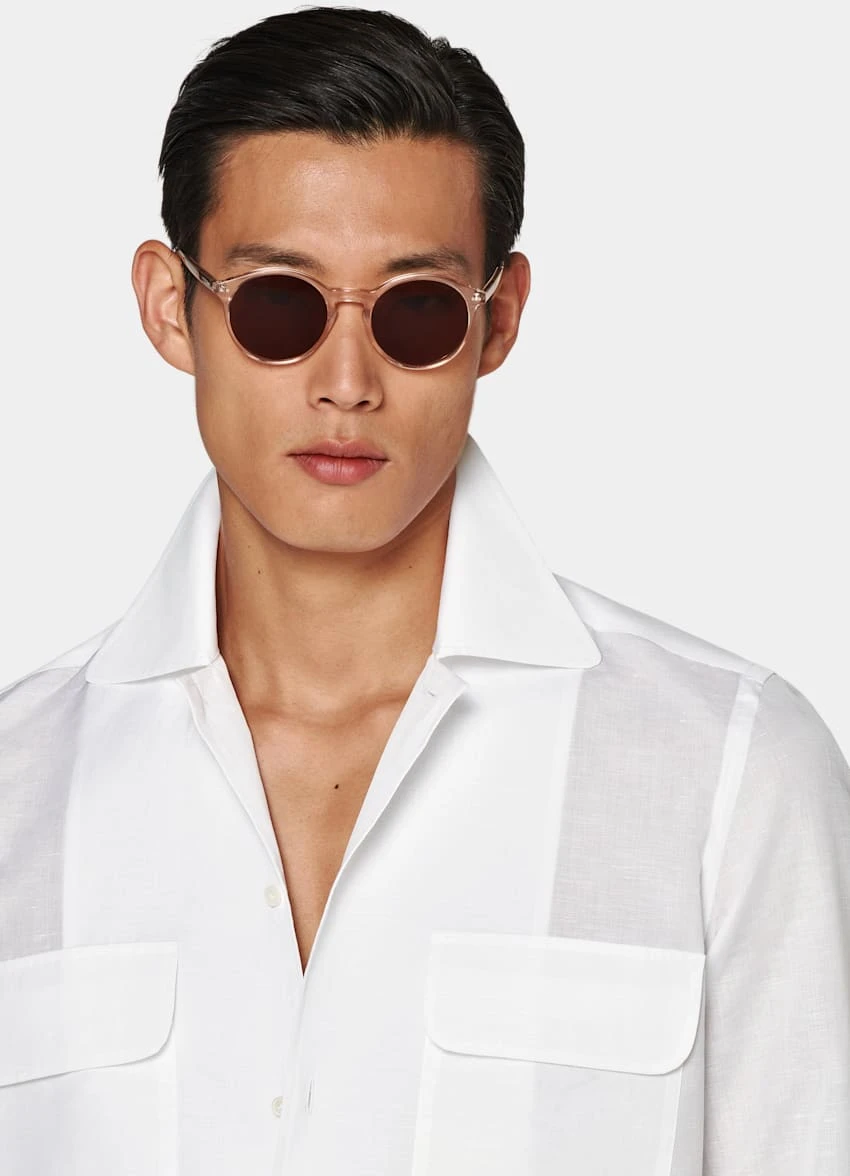 White Safari Shirt 1 White Safari Shirt