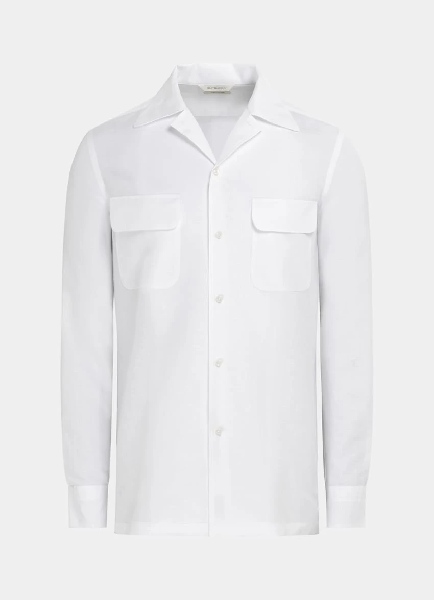 White Safari Shirt 8 White Safari Shirt - Image 8